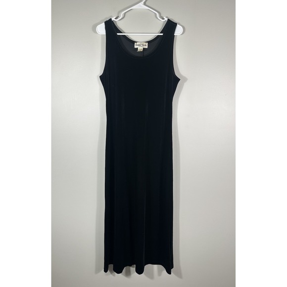 Ronni Nicole Dresses & Skirts - VTG Ronni Nicole Dress Womens 12 Black Velvet Sleeveless Witchy 90s Goth